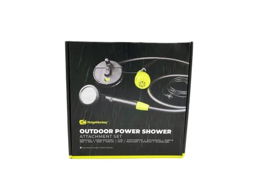 Outdoor power shower kit
